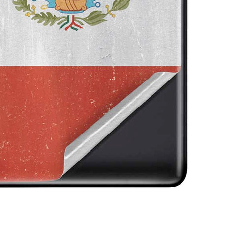 Mexico Flag Distressed Pixel Skins